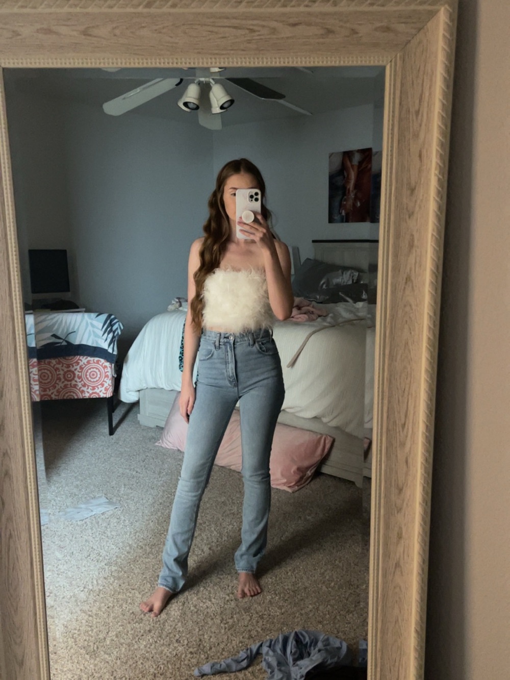 12th Tribe Feathered Top